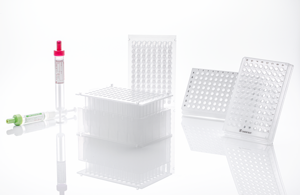 Group photo of molecular diagnostics workflow products